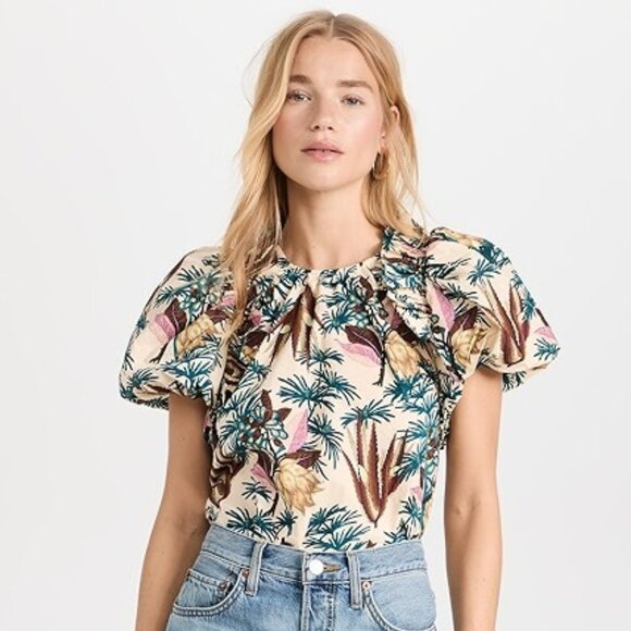 Ulla Johnson Marcelyn Top in Wildflower Size 6 - Picture 1 of 4